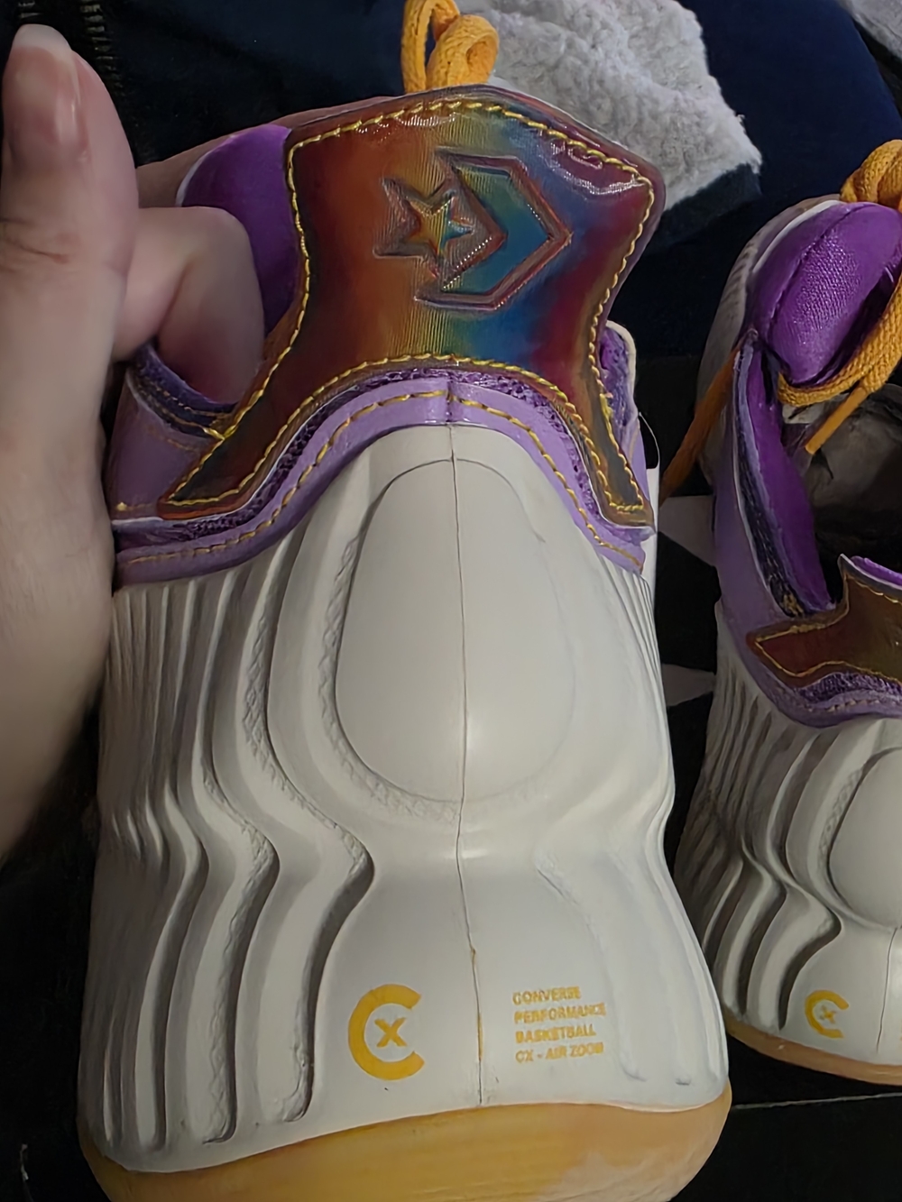 RARE Converse All Star BB Prototype CX Mid Air Zoom Basketball Shoes M 6.5 W8 - Picture 9 of 16